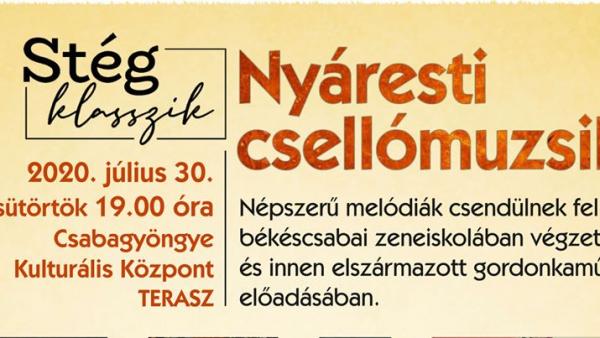 Stég klasszik - Nyáresti csellómuzsika
