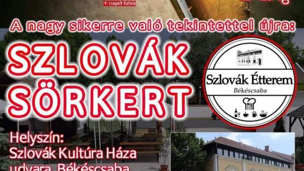 Sörkert a Szlovák Kultúra Házában